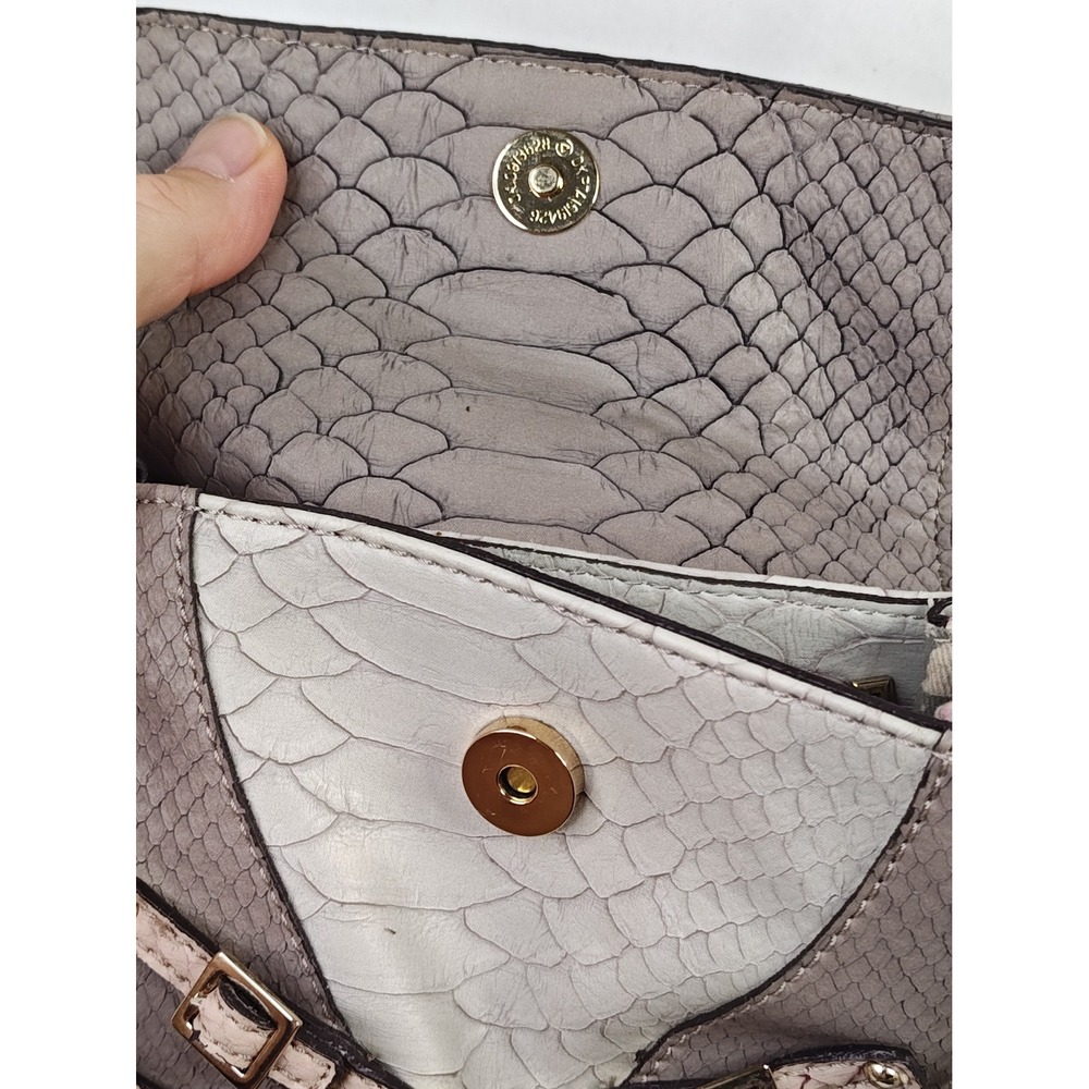 Guess Otilia Mini Rose Multi Faux Snakeskin Colorblock Crossbody Bag RH261896 NW - Picture 10 of 13